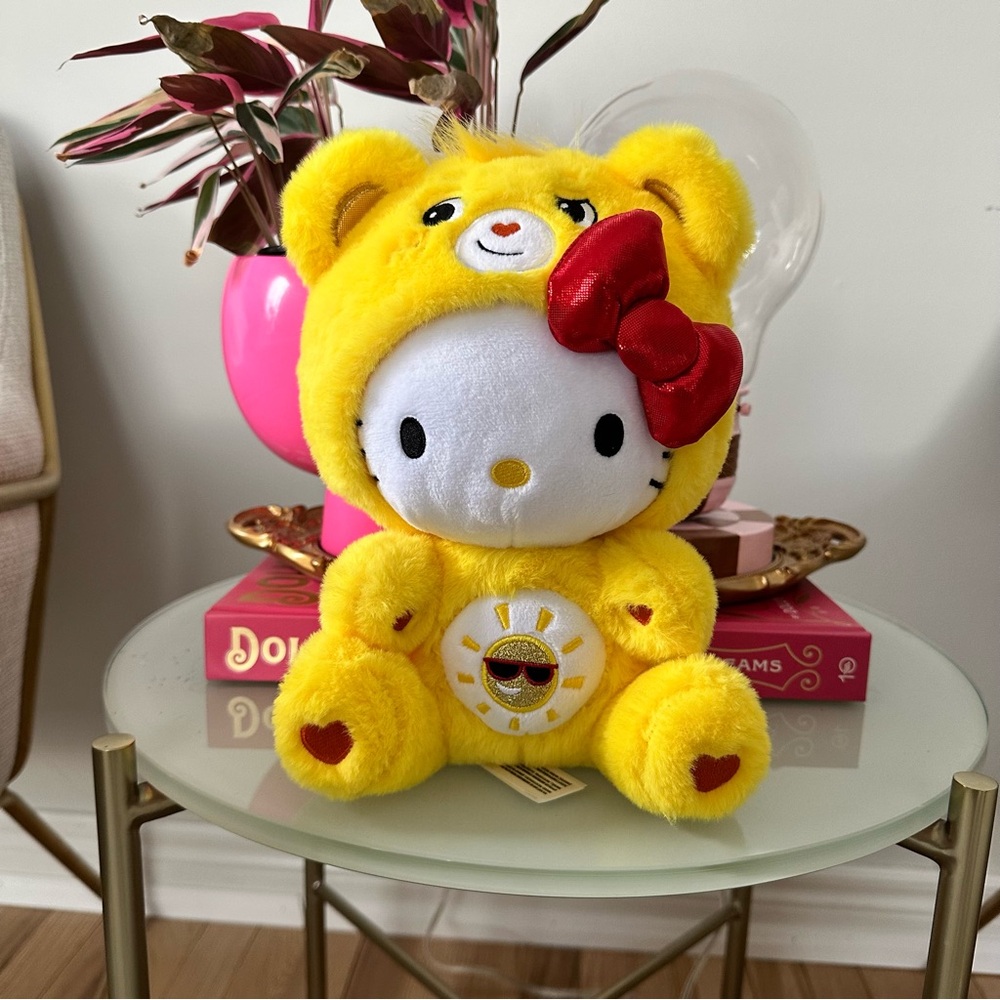 Hello Kitty + Care Bears Funshine Bear New No Box